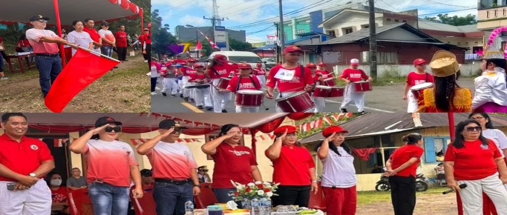 Masyarakat Airmadidi Begitu Antusias Melihat Pasukan “Gerak Jalan” Tingkat Kecamatan Airmadidi