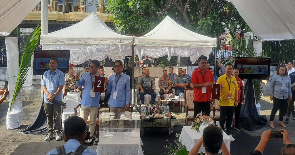 Ini Nomor Urut Pasangan Calon Walikota Dan Wakil Walikota Bitung Tahun 2024