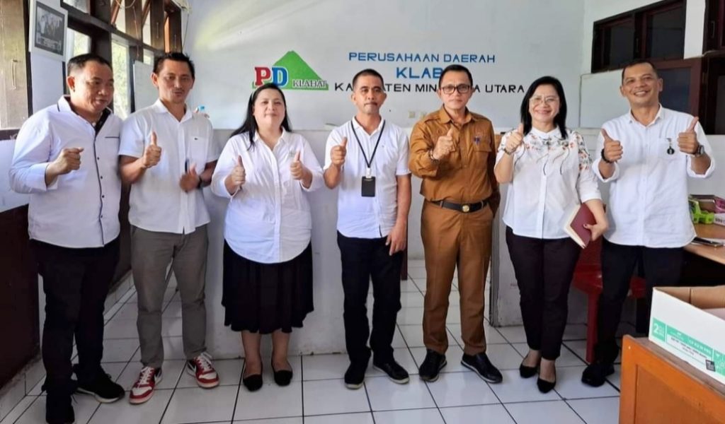 PUD Klabat Himbau Pedagang Pasar Tradisional Di Minut Saling Menjaga Kebersihan Dan Keamanan Saat Berjualan