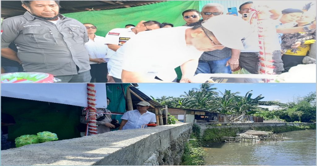 Resmikan Tanggul Aliran Sungai Langsa Dua Girian Bawah, Bukti Nyata Hasil Kerja Hengky Honandar
