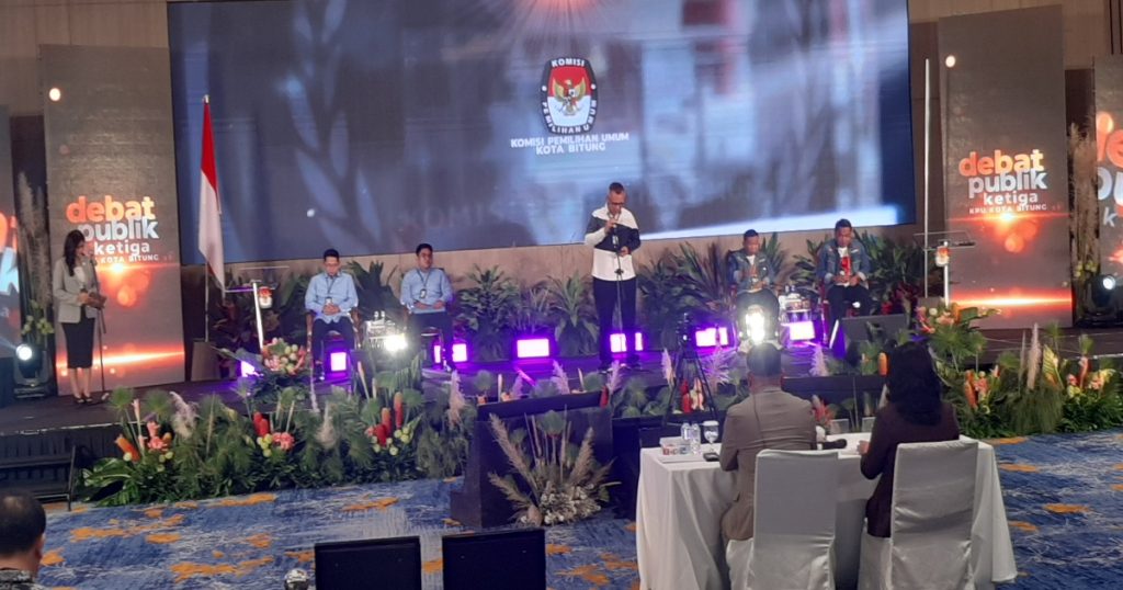 Debat Terbuka Ketiga Sukses Digelar, KPU Bitung Apresiasi Semua Pihak Yang Terlibat
