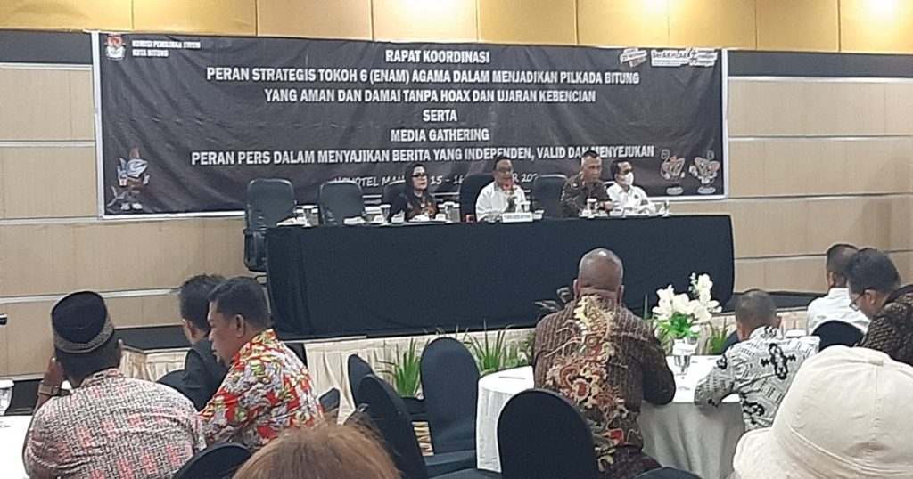 KPU Kota Bitung Gelar Rakor Bersama Tokoh Enam Agama