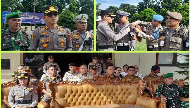 Polres Minut Gelar Operasi Zebra Samrat 2025 Utamakan Keselamatan Dalam Berkendara