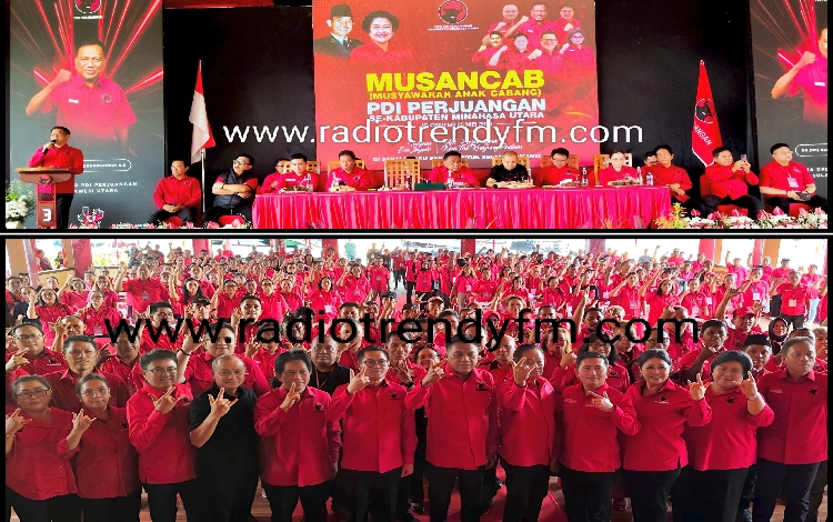 PDI-P Minut Gelar MUSANCAB Se- Minut Dr. Joune Ganda Ajak Kader Gelorakan Semangat Bersatu Sejahtrakan Masyarakat