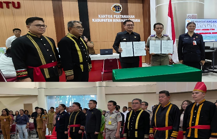 Bupati Minut Dr.Joune J.E Ganda Hadirkan Loket Khusus Pelayanan Pengurusan Dokumen Pertanahan Di MPP