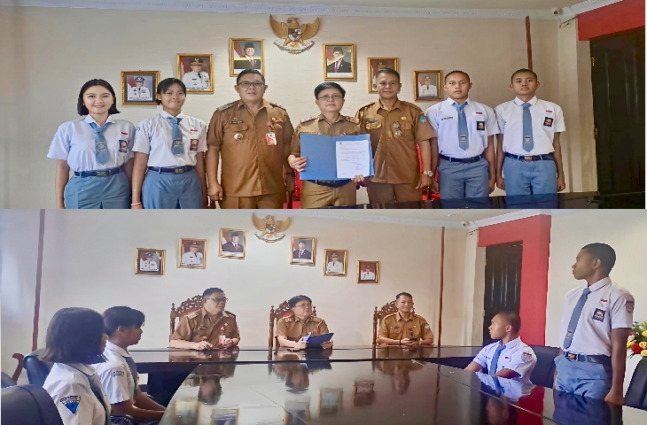 Masuk Kriteria, Kesbangpol Minut Utus 4 Siswa Calon Paskibraka Ikut Seleksi Tingkat Nasional Di Sulut
