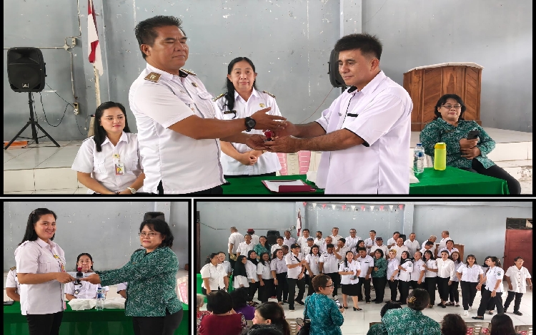 Serah Terima Jabatan Lurah Airmadidi Atas, Camat Olvien Pandean Tekankan Dua Point Penting