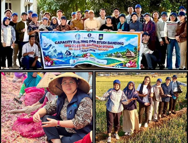 Di Gelar Oleh BI P Sulut, Dirut PUD Klabat Lidya Katuuk Ikut Capacity Building Dan Studi…