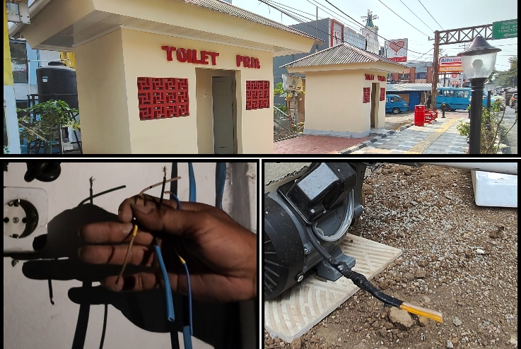 Dinas PUPR Minut Sesali Panel Listrik Pompa Air Di Toilet Pedistrian Airmadidi Sengaja Di Rusak Oleh…
