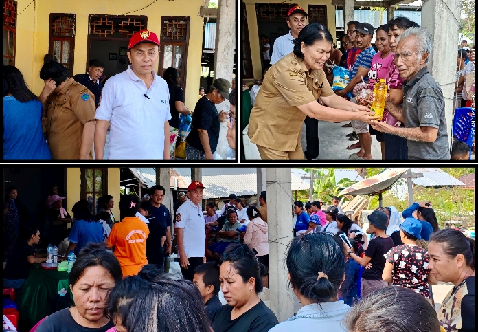 Desa Lihunu Rawan Pangan, JG – KWL Bantu Masyarakat Adakan Pasar Murah Bersubsidi