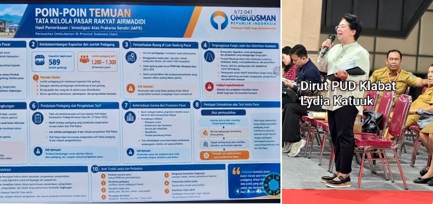 Evaluasi Ombudsman RI Perwakilan Sulut Dorong PUD Klabat Maksimalkan Tarif Layanan Sesuai Perbup